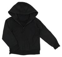 Černá propínací mikina s kapucí Matalan