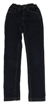 Tmavomodré skinny rifle C&A