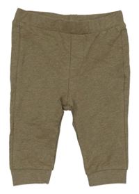 Kávové melírované tepláky H&M