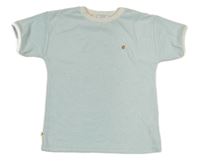 Světlemodré froté tričko s výšivkou zn. Primark