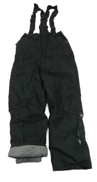 Černé šusťákové funkční oteplovačky s kšandami Dare 2B