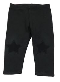 Černé zateplené legíny s hvězdami Next