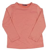 Korálové sportovní triko s mrakem Lupilu