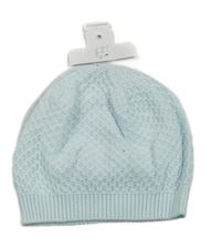 Nové - Světlemodrá pletená čepice