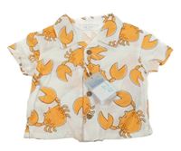 Nové - Bílá košile s kraby Primark