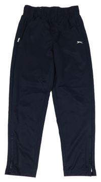 Tmavomodré sportovní tepláky s logem Slazenger