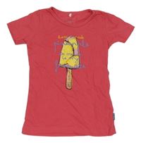 Malinové tričko s nanukem Name it