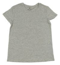 Šedé melírované tričko H&M