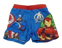 Modro-červené nohavičkové plavky s Marvel Marvel