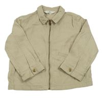 Béžová riflová bunda s límečkem zn. H&M