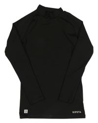 Černé thermo triko s logem kipsta