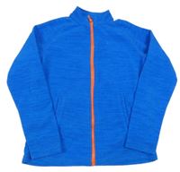 Modrá fleecová funkční propínací mikina Mountain Warehouse