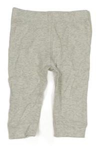 Šedé melírované lehké tepláky 