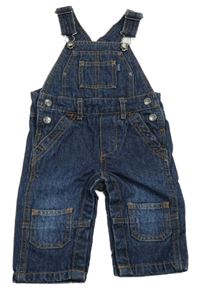 Tmavomodré laclové rifle 