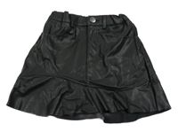 Černá koženková sukně H&M