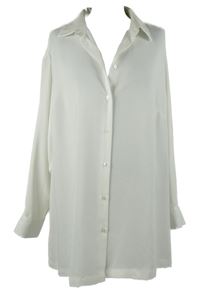 Dámská bílá šifonová halenka JNY 