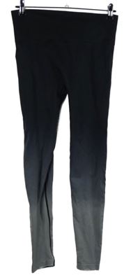 Dámské černo-šedé sportovní legíny Workout 