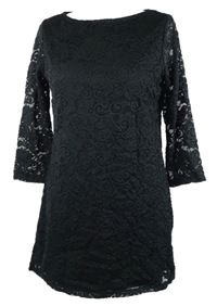 Dámské černé krajkové šaty Liz Claiborne