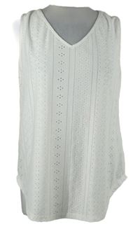Dámský bílý madeirový top 