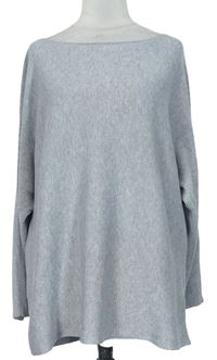 Dámský šedý volný svetr H&M