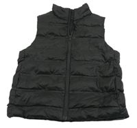 Černá šusťáková zateplená vesta H&M