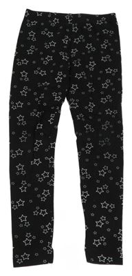Černé legíny s hvězdami Primark