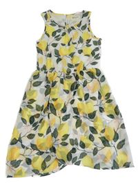 Smetanové šaty s citrony H&M