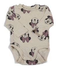 Béžové body s Minnie H&M