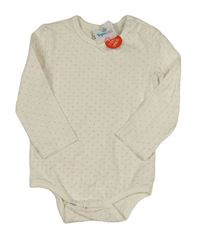 Bílé puntíkované body Topominii 