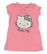 Neonově růžové bavlněné šaty s Kitty C&A