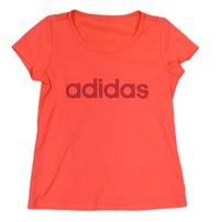 Neonové korálové funkční tričko Adidas