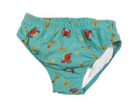 Světlemodré plenkové plavkové kalhotky s rybami C&A