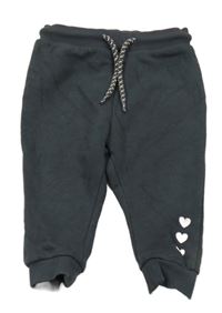 Tmavošedé tepláky se srdíčky Lupilu