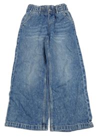 Modré wide leg rifle H&M