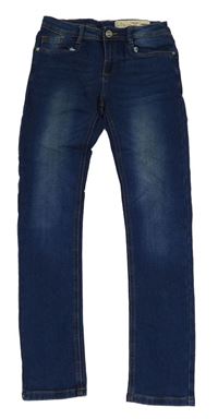 Tmavomodré teplákové skinny rifle zn. Pepperts
