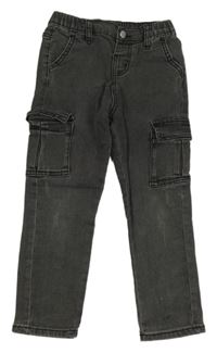 Tmavošedé cargo rifle Shein