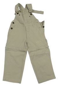 Béžové laclové rifle s odepínacími nohavicemi Topolino