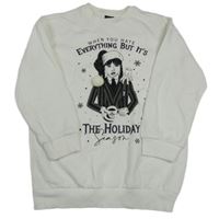 Bílá mikina Wednesday 