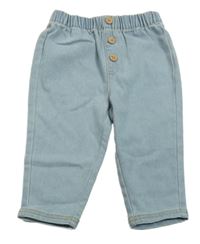 Světlemodré rifle s knoflíčky Lupilu