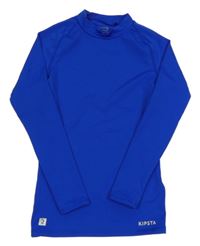 Safírové sportovní funkční triko Decathlon 