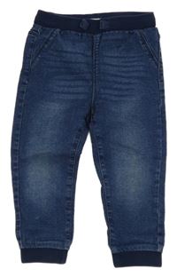 Modré rifle s gumovými lemy Sinsay