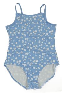 Světlemodré kytičkované jednodílné plavky Lily&Dan 