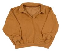 Medová oversize mikina George 