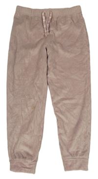 Pudrové plyšové kalhoty zn. F&F