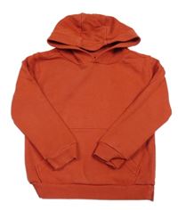 Červená mikina s kapsou a kapucí George