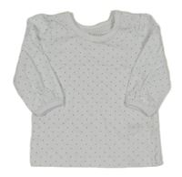 Bílé puntíkaté triko Nutmeg