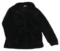 Černá plyšová bunda