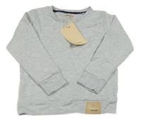 Nové - šedá melírovaná mikina Modëza