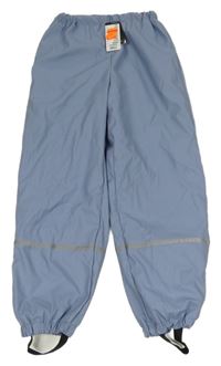 Nové - modrošedé nepromokavé podšité kalhoty YOUNG IDOLS