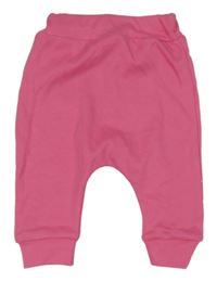 Růžové turecké tepláky s bílými puntíky